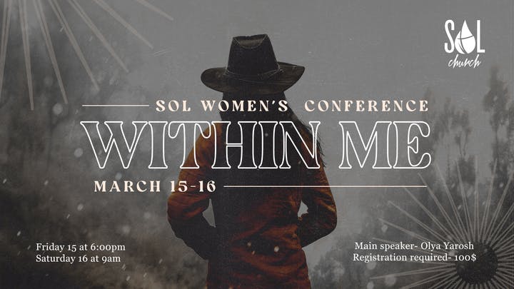 WITHIN ME | SOL Women's Conference banner